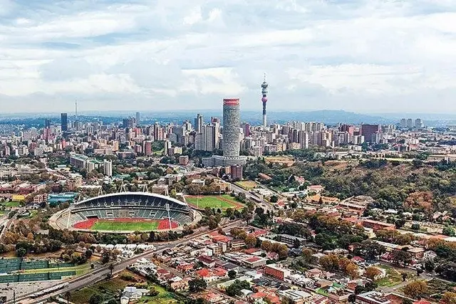 Skyline van Johannesburg